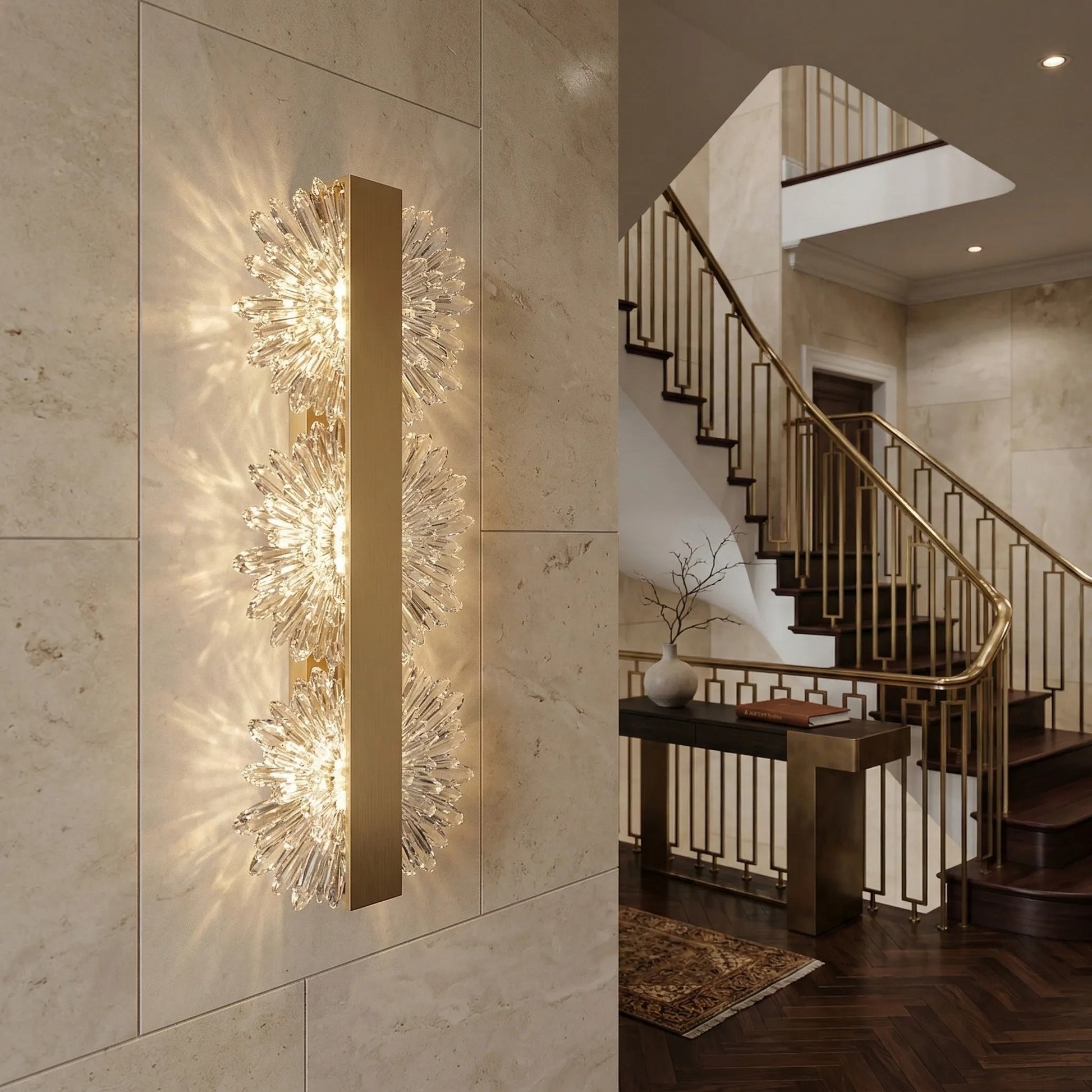 APLICĂ LED DE PERETE G149-3W GOLD BRUSH  2
