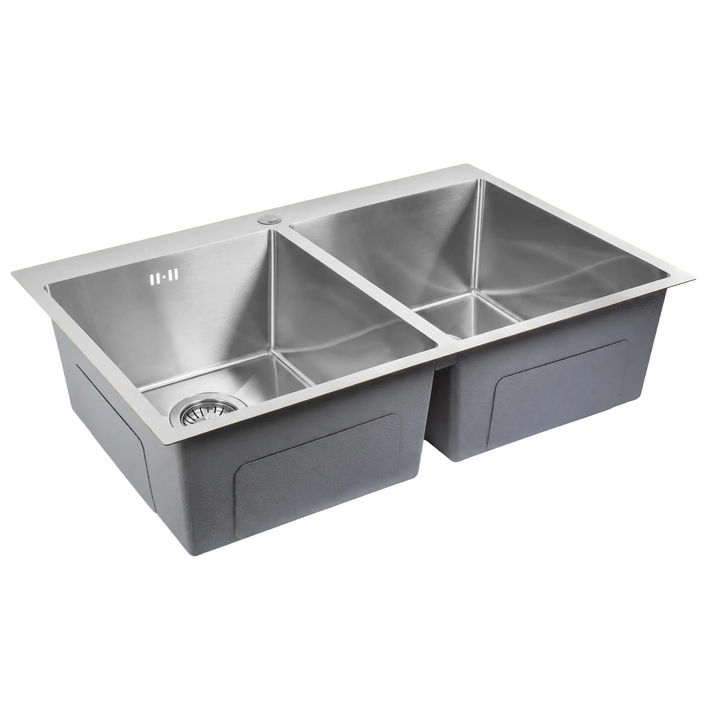 Chiuvetă inox REA Joel BRUSH STEEL fără robinet de bucătărie 2