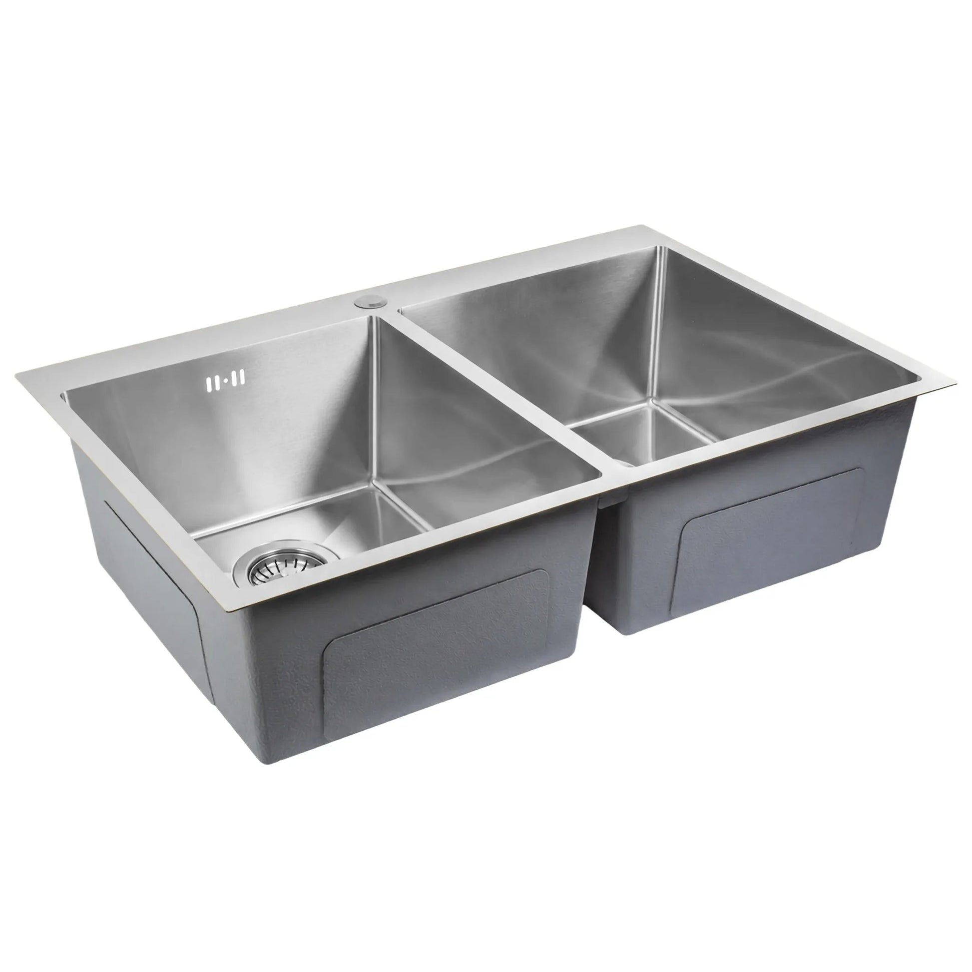 Chiuvetă inox REA Joel BRUSH STEEL fără robinet de bucătărie 2