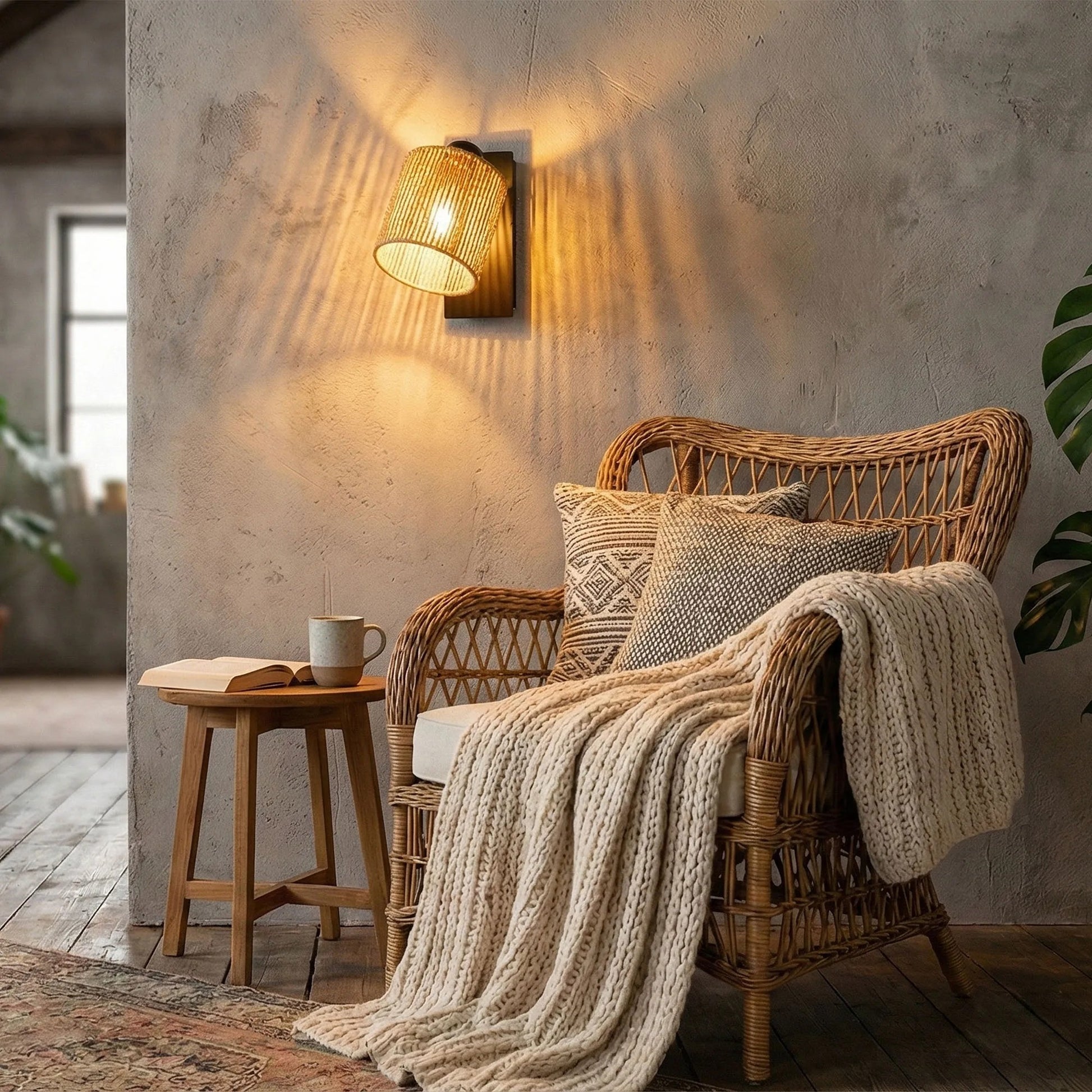 Lampa de perete APP1823-1W NATURE BLACK  2