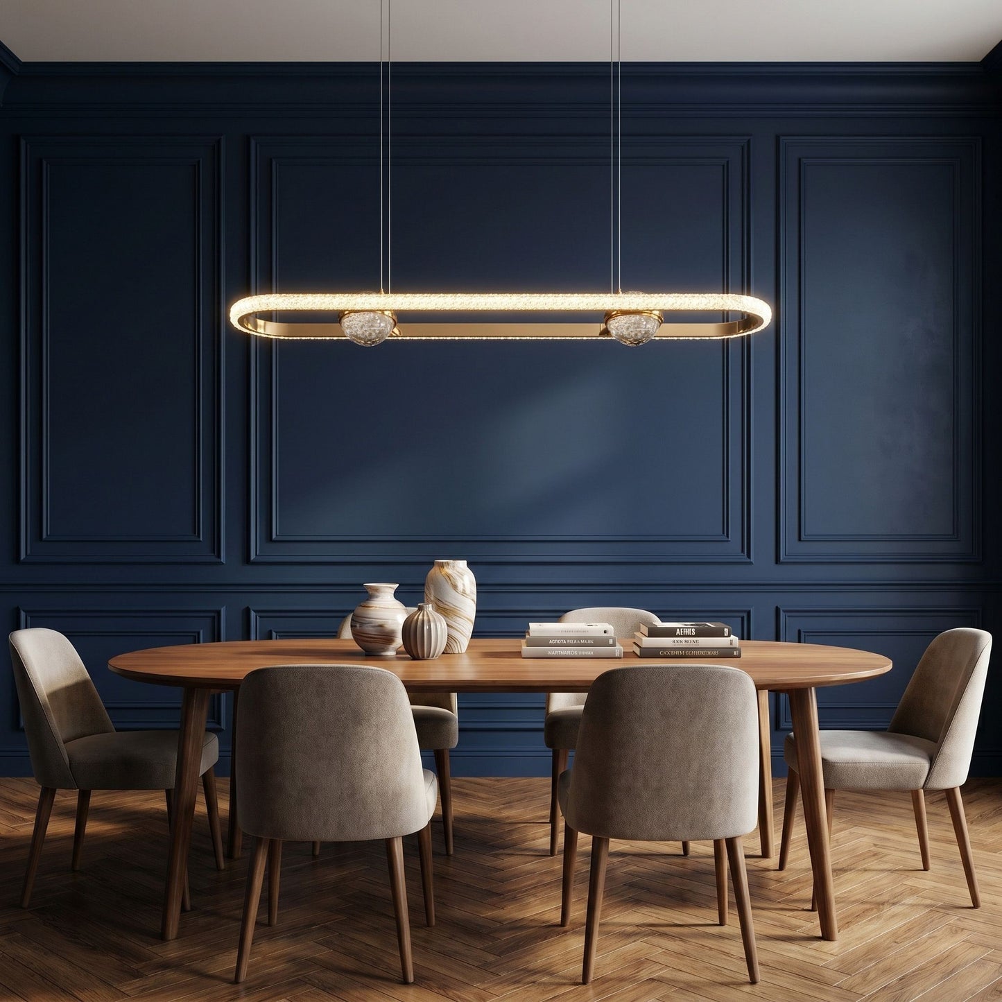 LAMPĂ SUSPENDATĂ DE TAVAN LED G159-CP GOLD  2