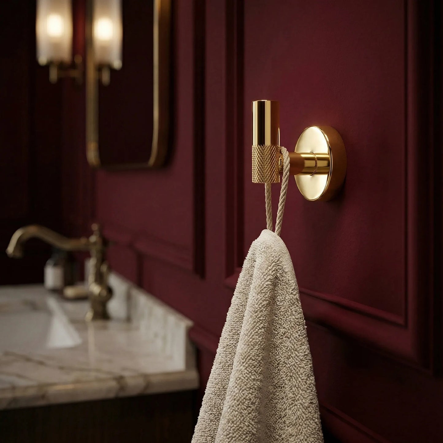 Cuier de baie 6606 Modern Gold  2
