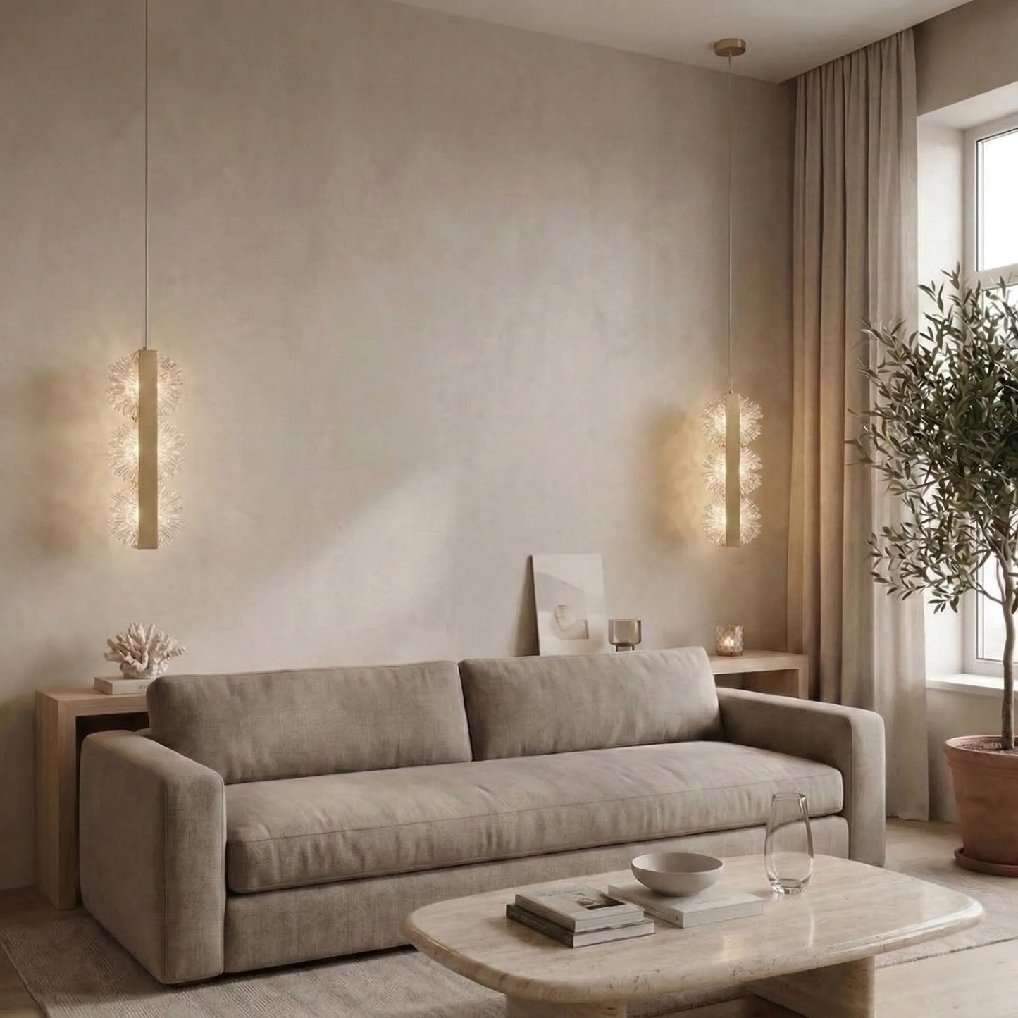 lampă suspendată LED G150-3CP Gold Brush  2