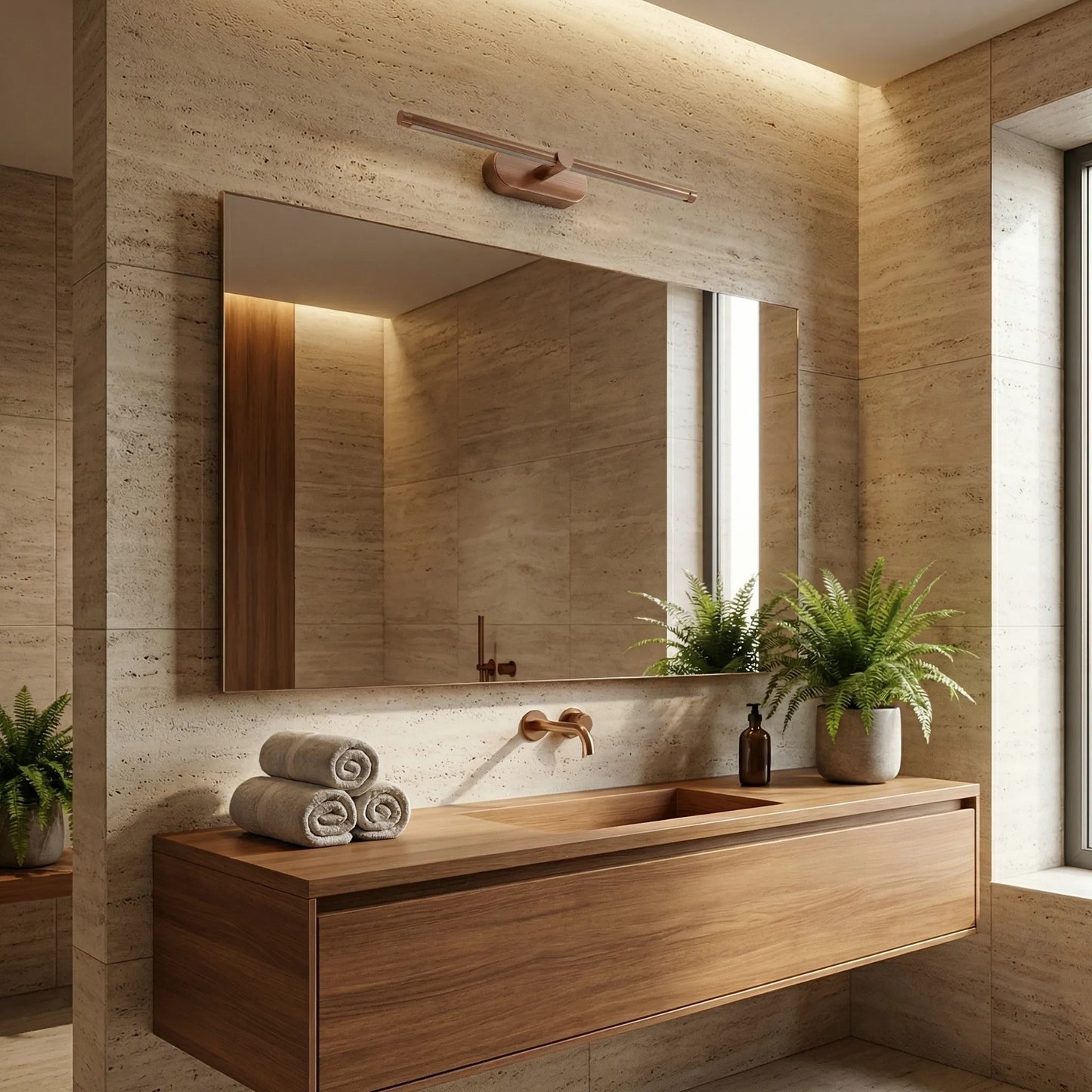 Aplică LED pentru baie APP1895-1W 40 cm BRUSH COPPER  2
