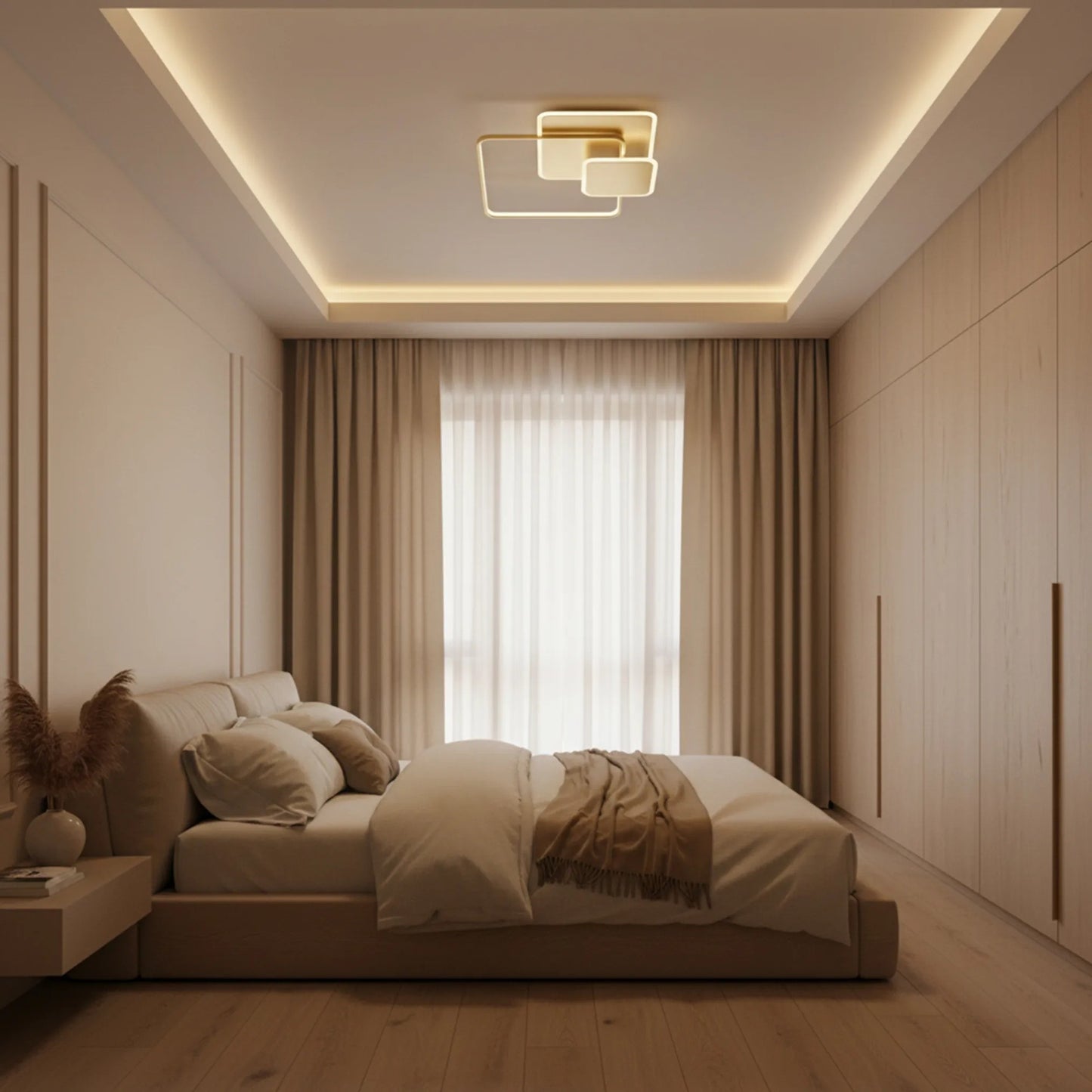 Lampă de tavan APP1713-C GOLD LED  2