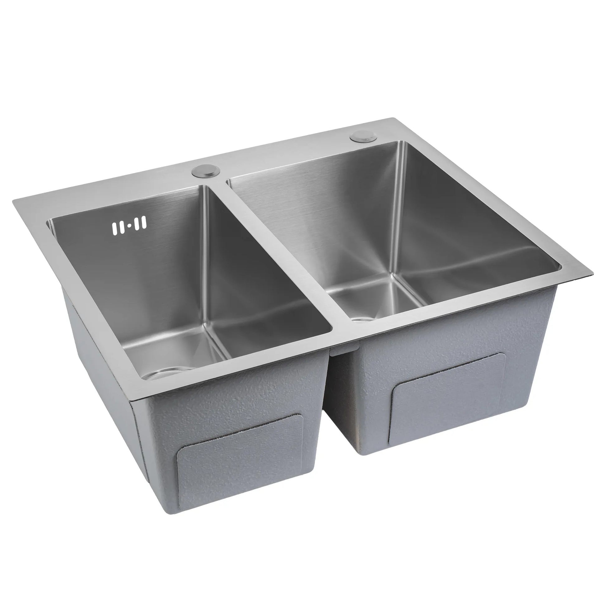 Chiuvetă inox Toby BRUSH STEEL fără robinet de bucătărie 2
