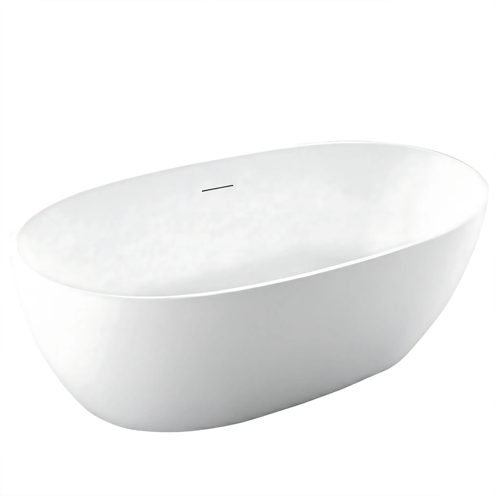 Cadă acrilică freestanding ROMA 170 Capac dop aur periat 2