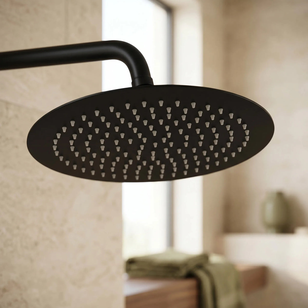 Cap De Duș Rotund REA JS-P014B 25cm Black 2