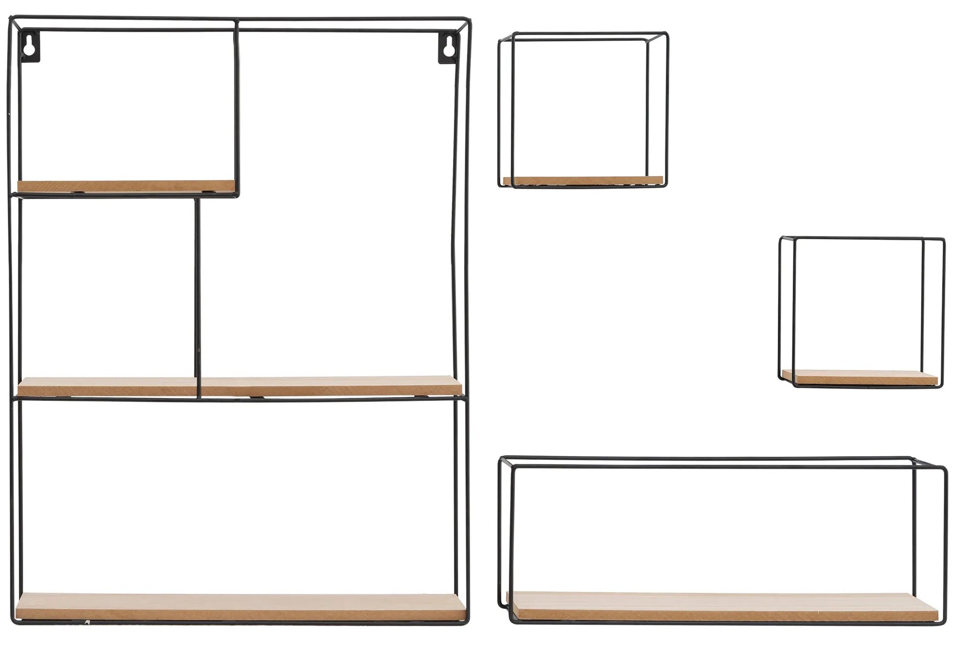 Set De 4 Rafturi De Perete LOFT Metal Industrial 391883 2