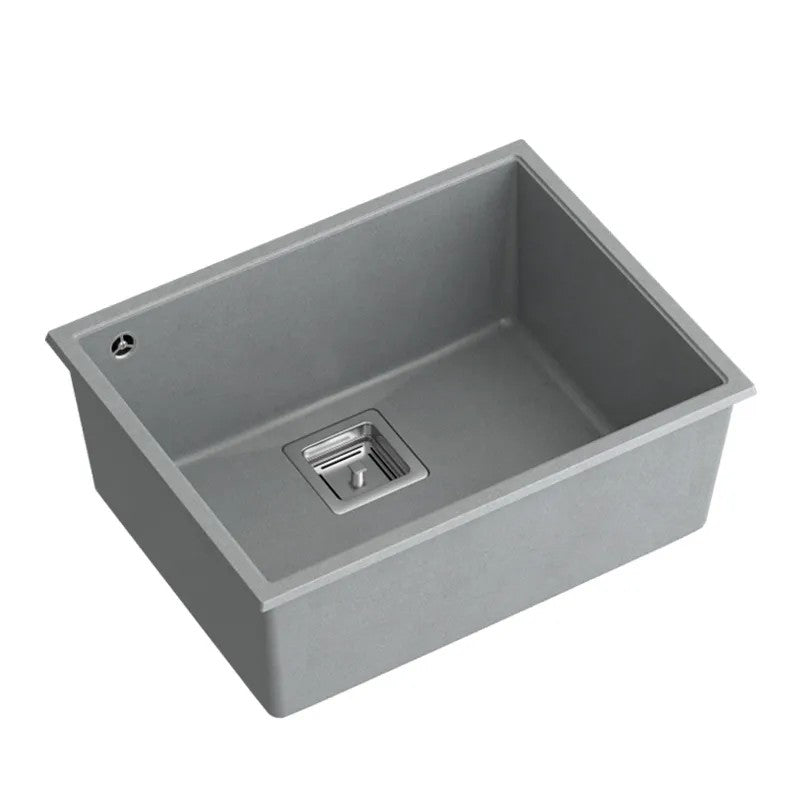 Chiuveta Din Granit DAVID 50 Grey Metallic Dop Auriu 2