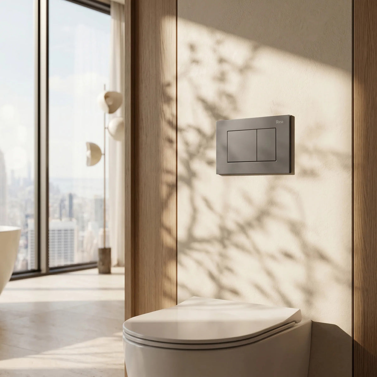 Cadru WC Încastrat K011A-Q Rea Cu Buton J Titan 2