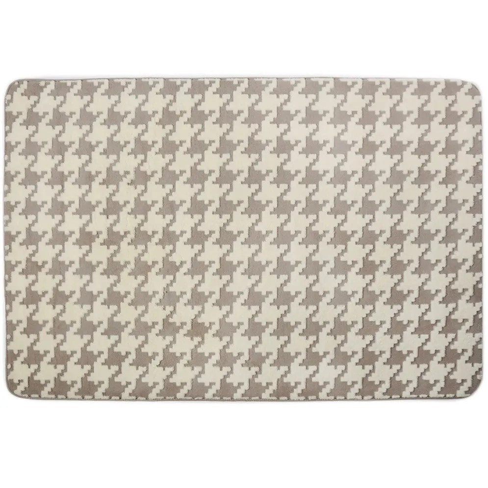 COVOR Din Plus Clover Pepitka Beige 120 X 170 2