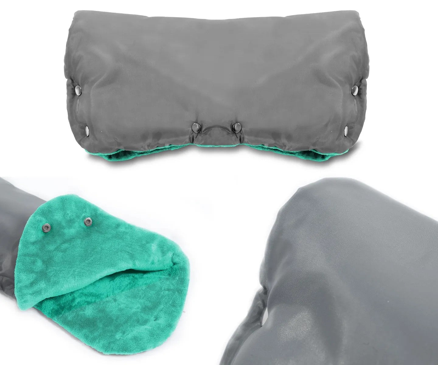 Husa Pentru Carucior Copii - Grey-Mint 2