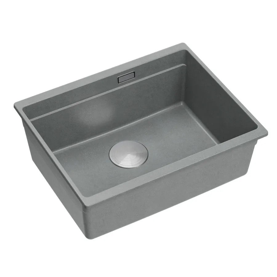 Chiuveta Din Granit Logan 100 Grey Metallic Dop Auriu 2
