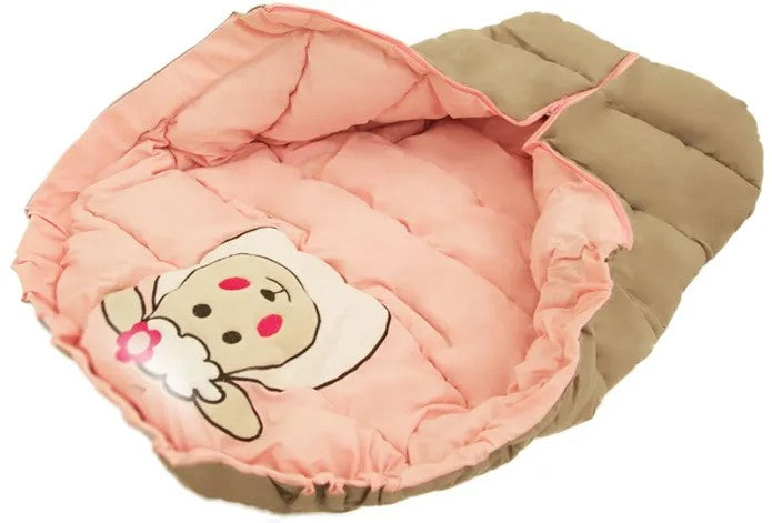 Sac De Dormit Pentru Copii 4in1 Sheep Beige-Pink 2