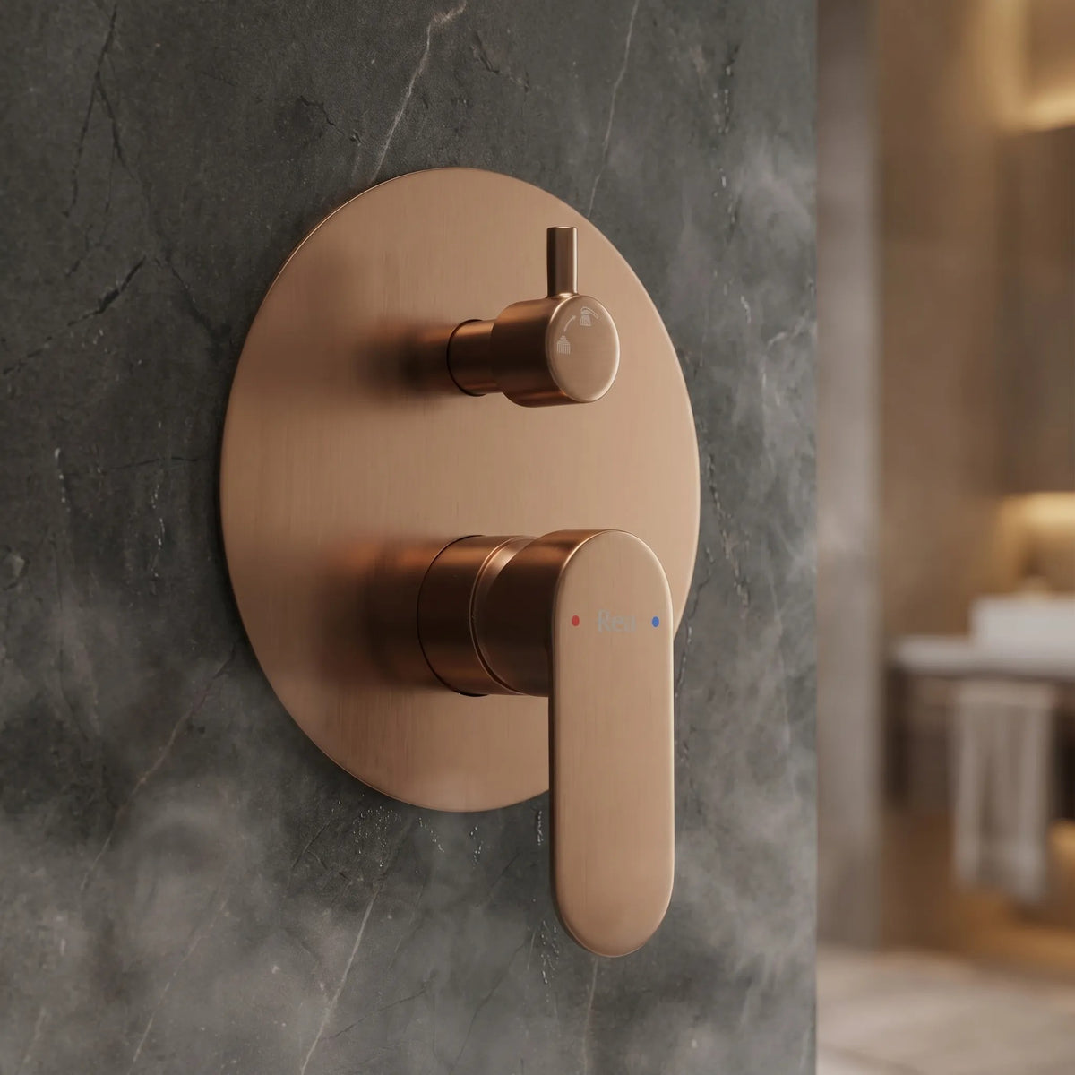 Set De Dus Incastrat Rea Drop Brush Copper + BOX 2
