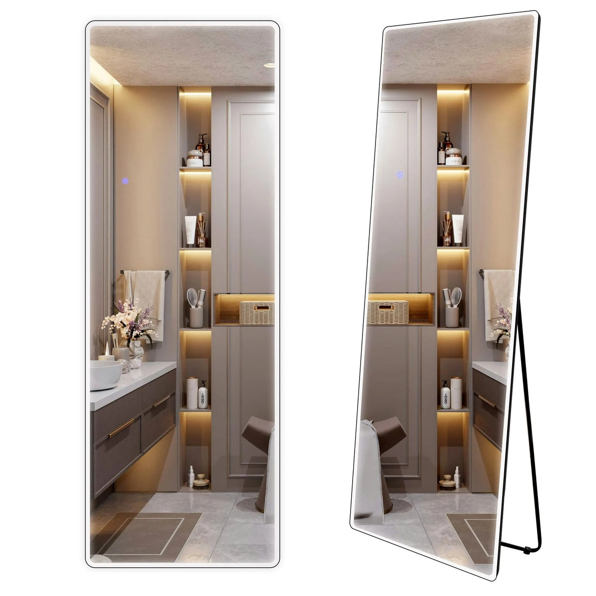 Oglindă LED Classico 50x160cm Black 2