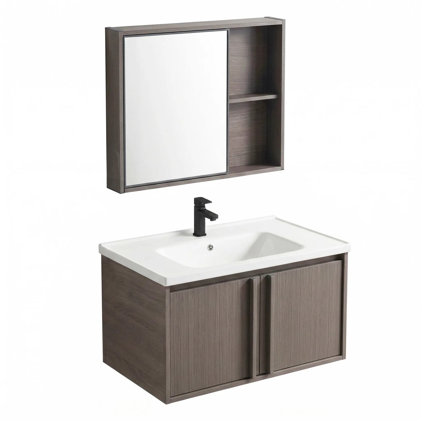Set mobilier de baie cu lavoar Gama T25023 KJM 70CM  2