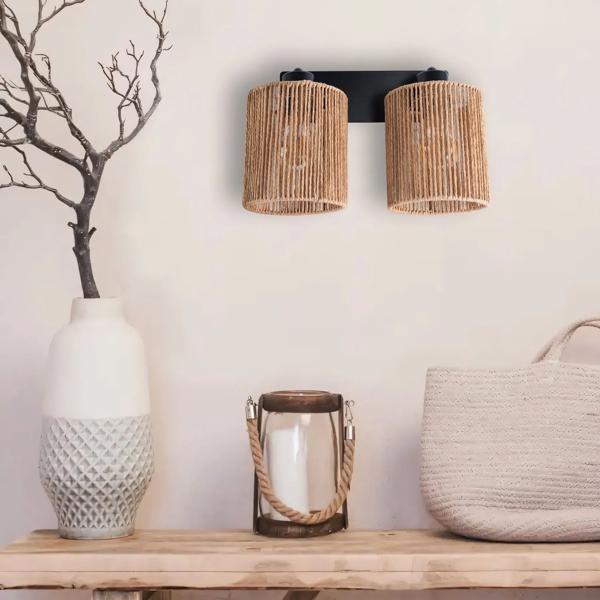 Lampa de perete APP1824-2W NATURE BLACK  2