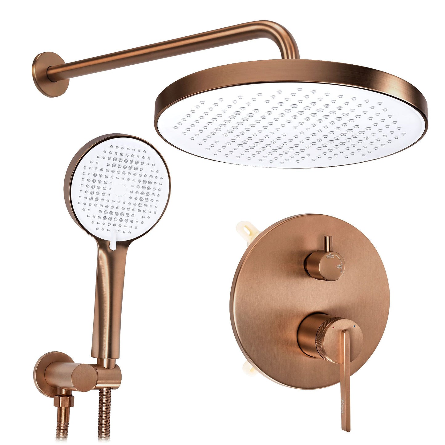 Set De Dus Incastrat Rea Grace Brush Copper + BOX 1
