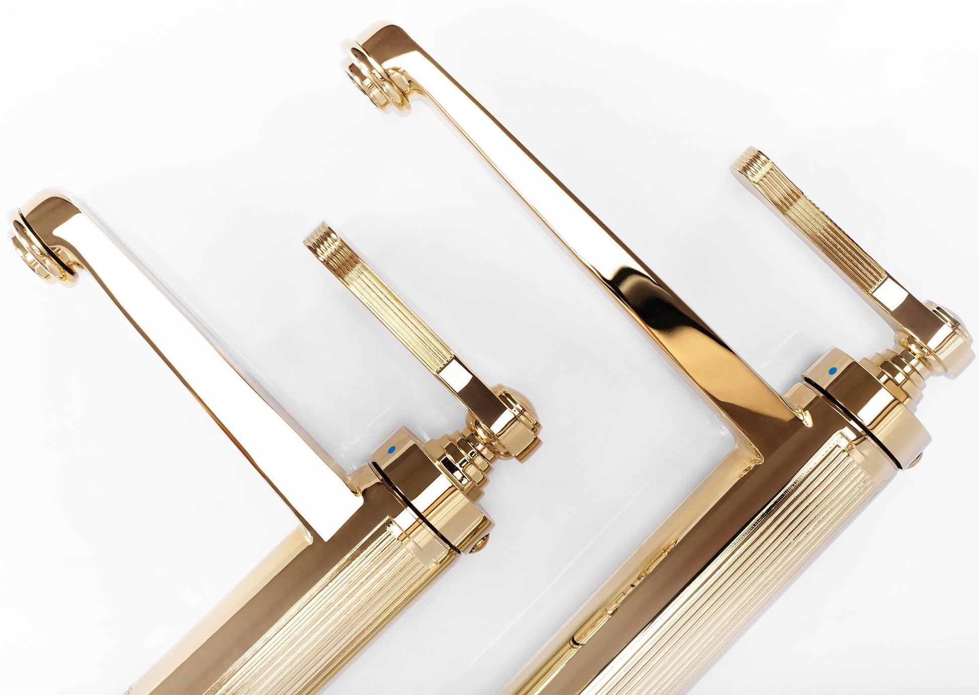 Baterie lavoar Rea Monaco Gold Auriu inalta  8