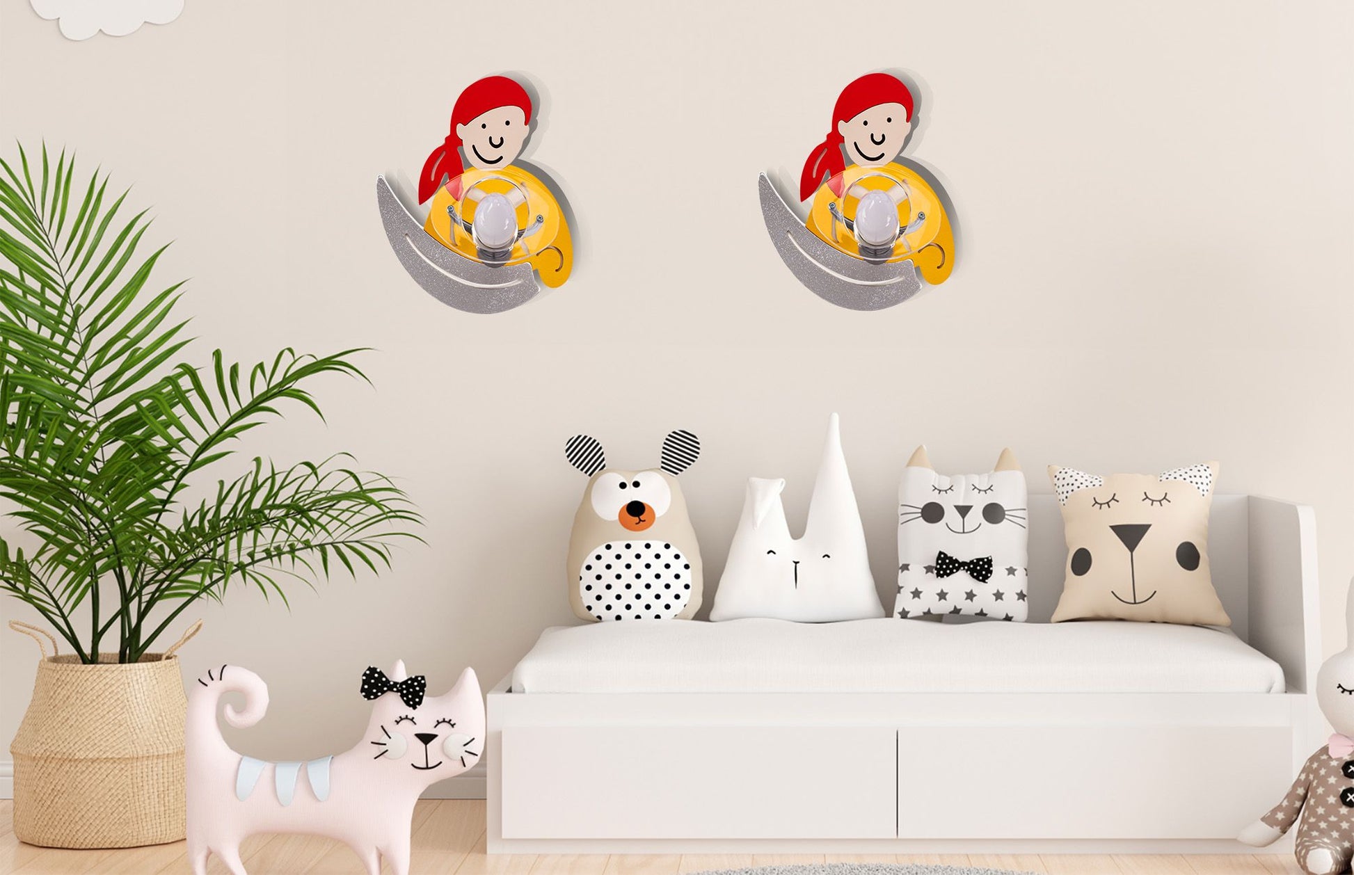 Lampa de perete PIRATE YELLOW 4717  7