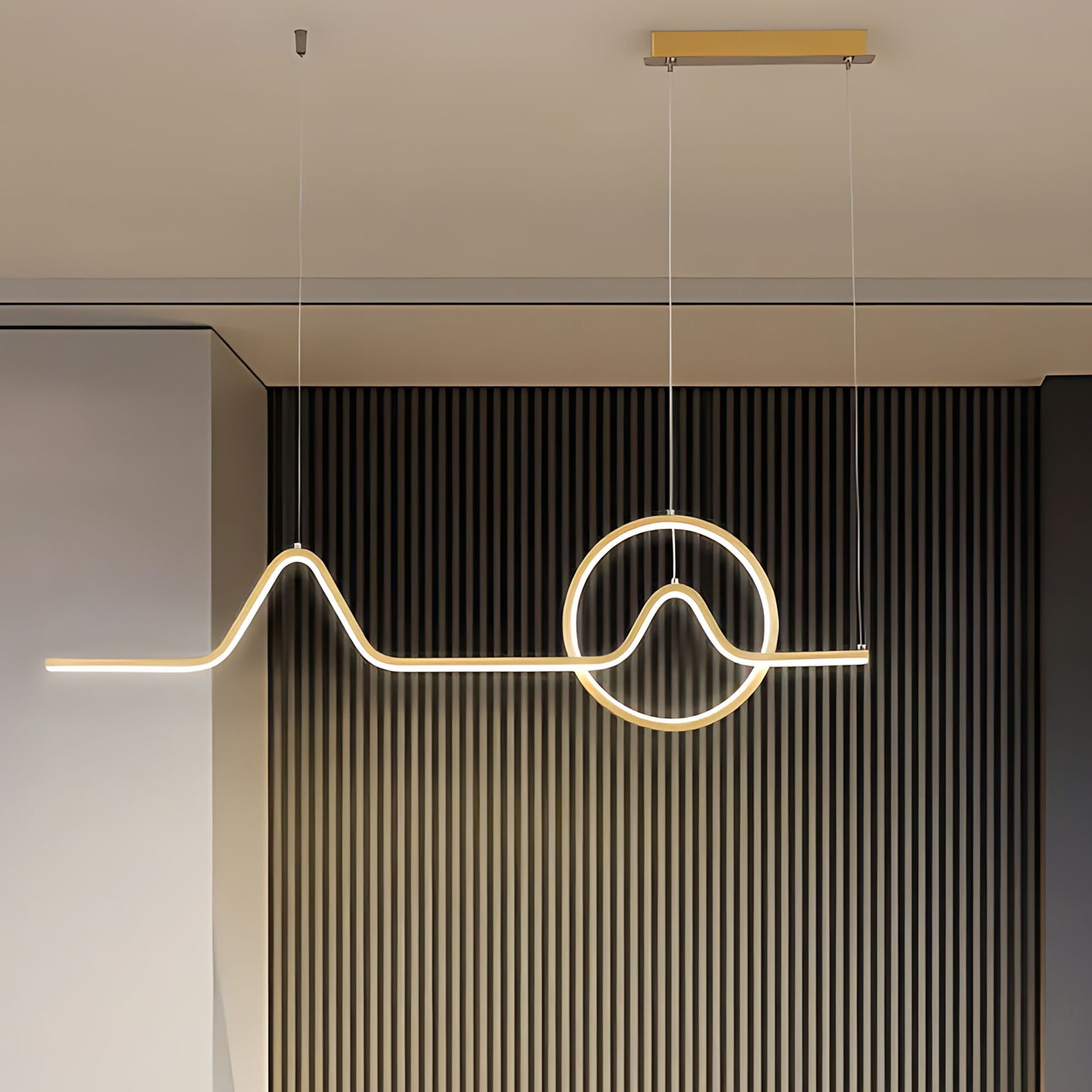 Lampa Led Lhj022-cp 120 Cm Gold  5