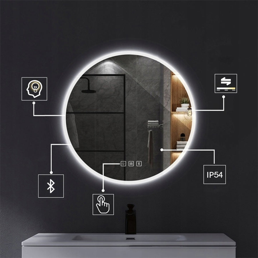 Oglindă LED BLUETOOTH FFJ 80cm  5