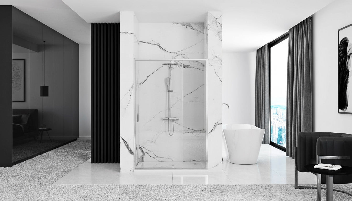 Ușă De Duș Batanta Rea Rapid Swing Crom 120  4