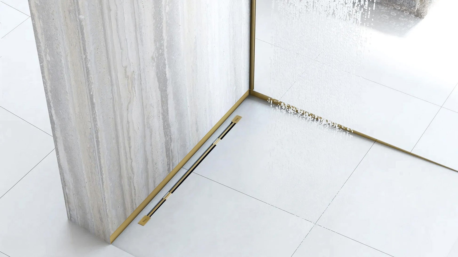Bandă Frontală Pentru Cădiță De Duș 130cm Gold  4