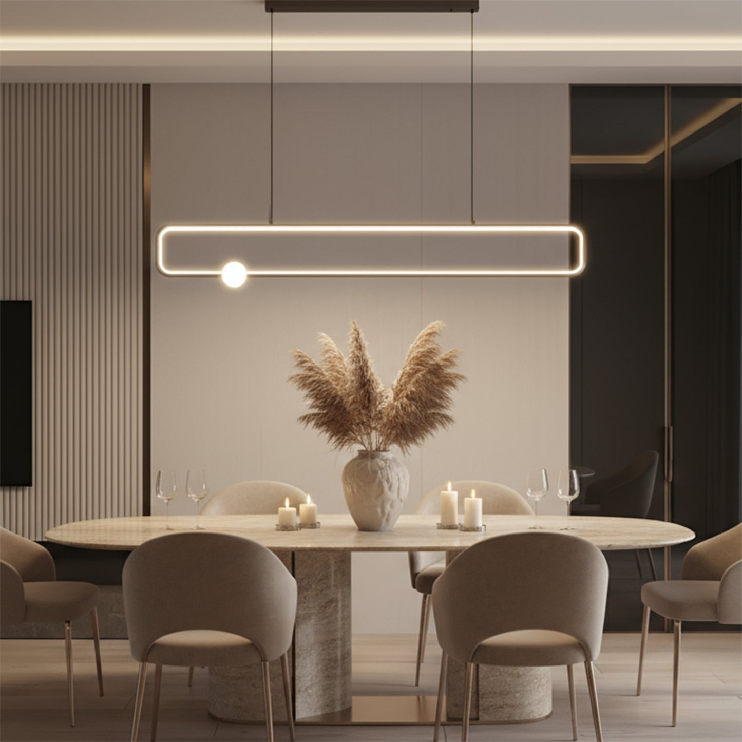 Lampa Led G123-cp Black  3