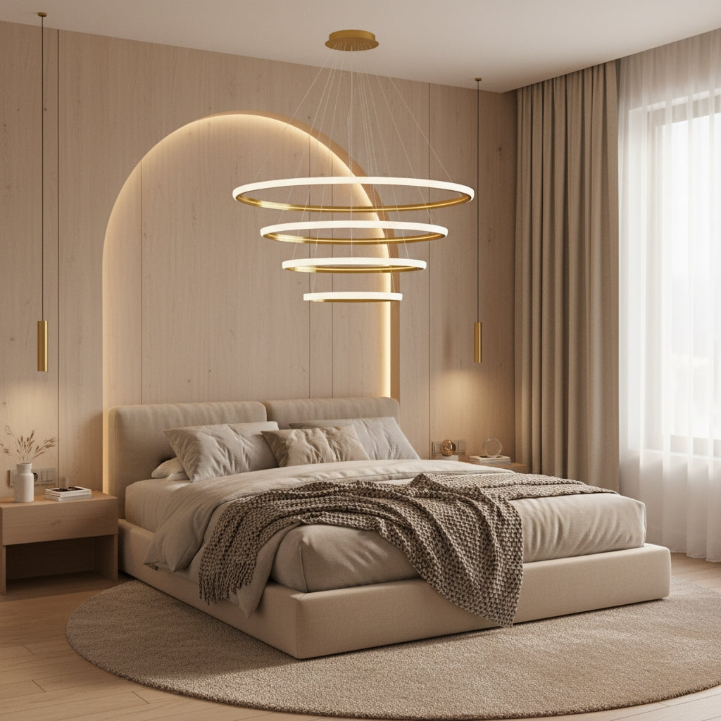 Lampă Suspendată Lhj009-cp4 Gold  2