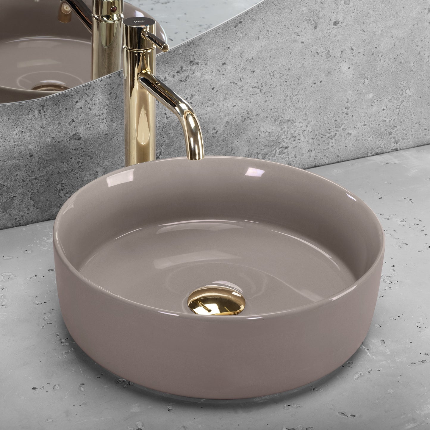 Lavoar Pe Blat Rea Sami Beige Shiny  2