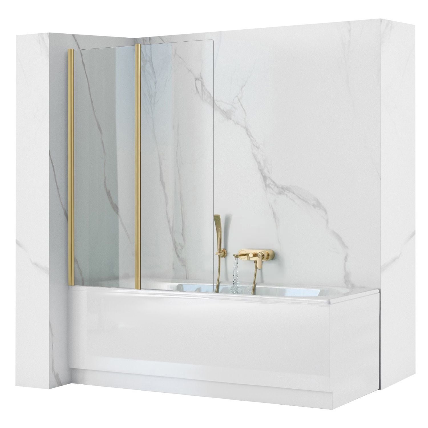 Panou pentru cada pliabil Rea Agat-2 100 BRUSH GOLD 1