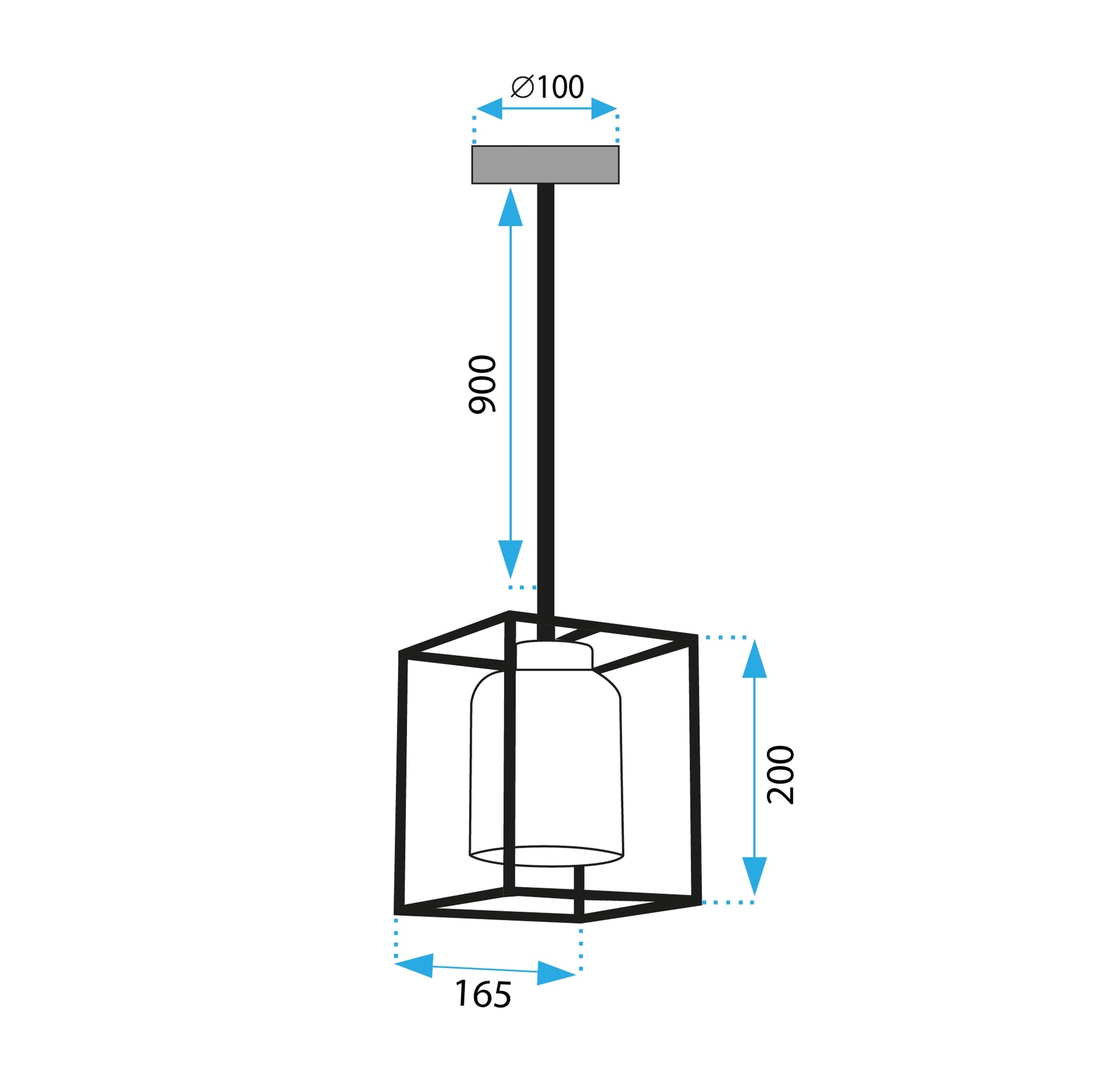 Lampă De Tavan App1265-cp  8