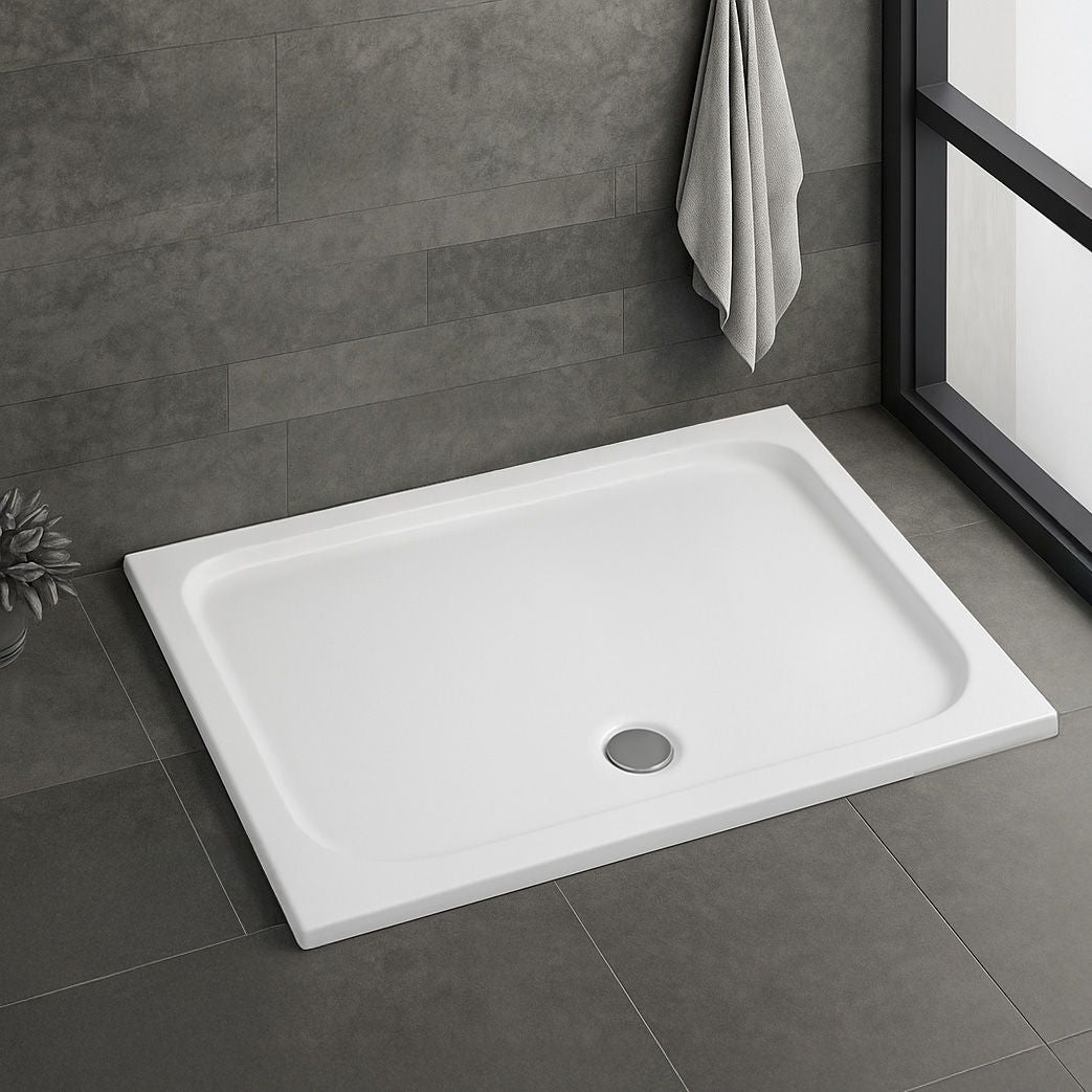 Cada Pentru Dus Din Acril Rea Belmond White 90x120  6