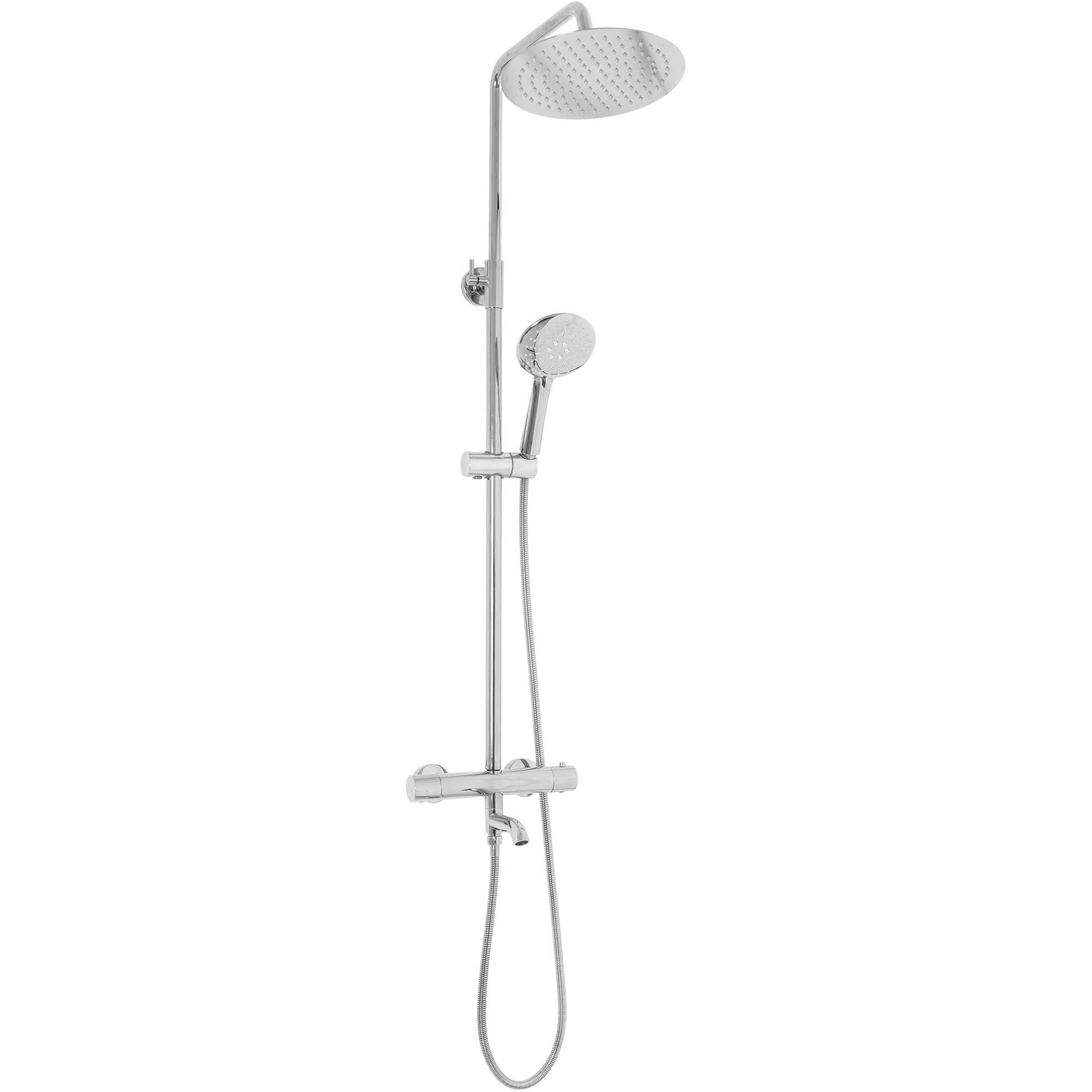 Coloana de dus cu termostat Lungo Crom  3