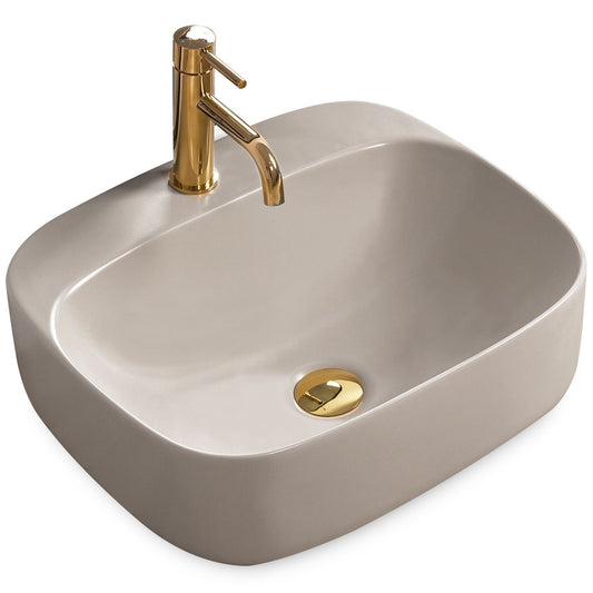 Lavoar pentru blat Rea Luiza 50 Grey MAT 1