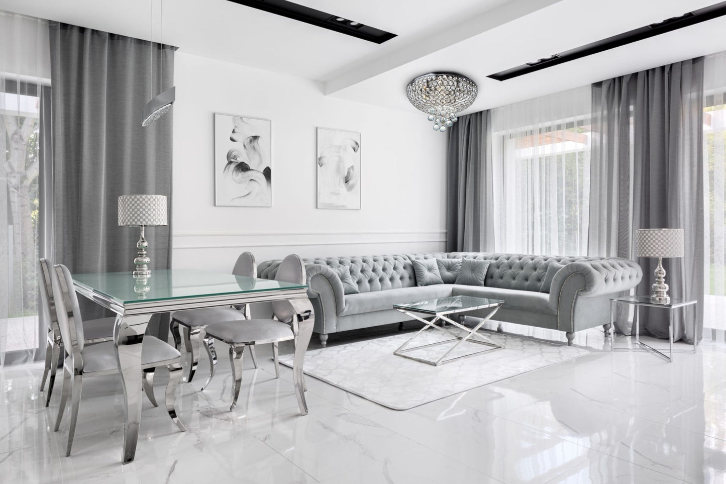 Plafoniera din cristal APP744-4C 7