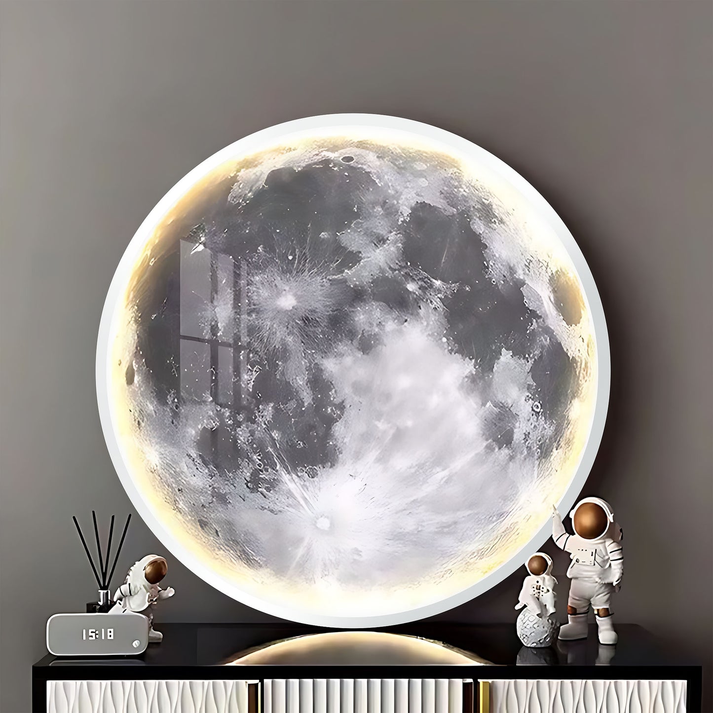 Lampă De Tavan App1806-cw Moon Led White  7