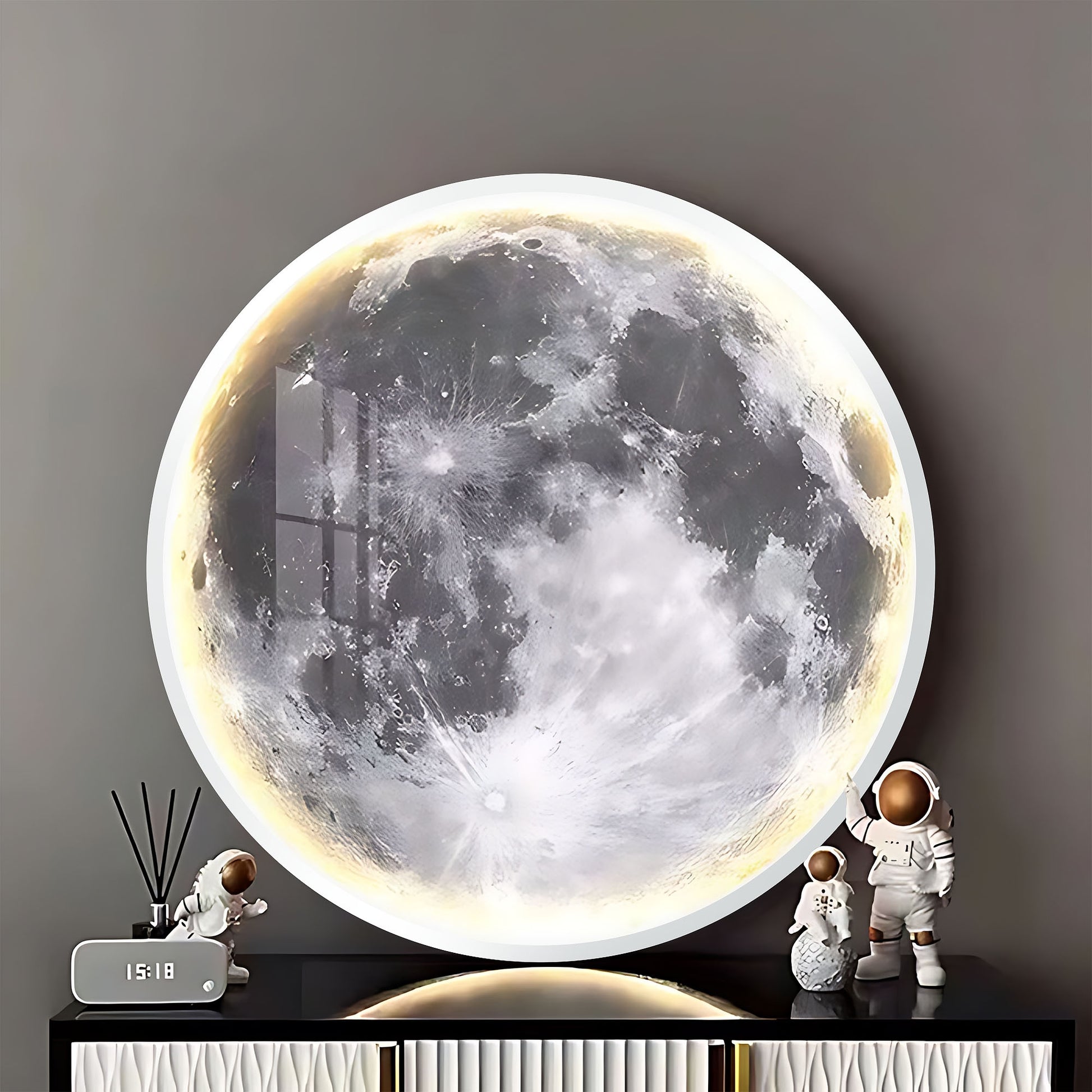 Lampă De Tavan App1806-cw Moon Led White  7