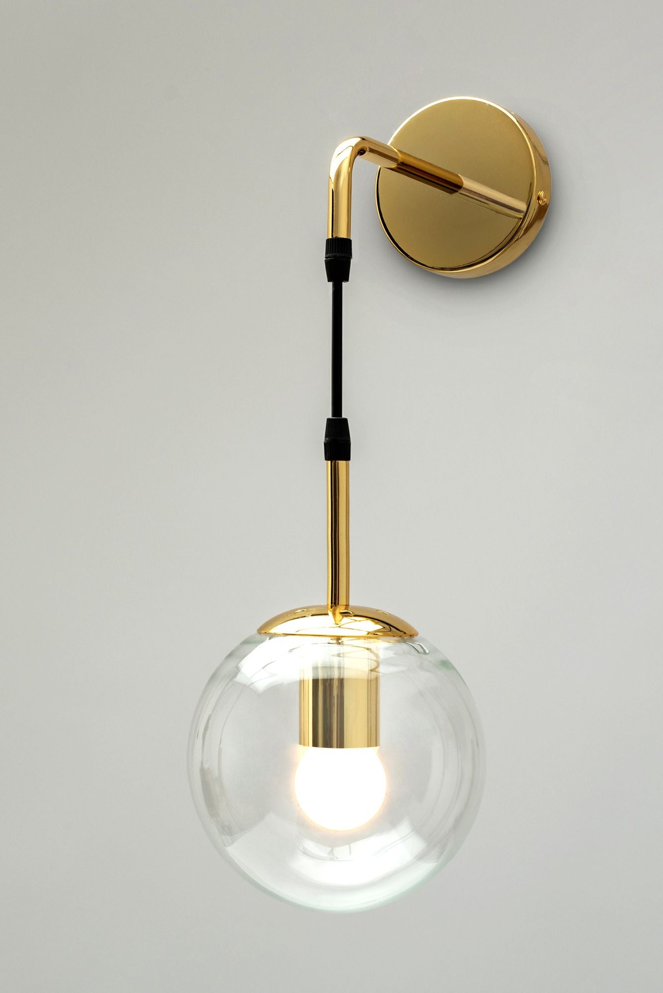 Lampa de perete din sticla Gold APP685-1W  2