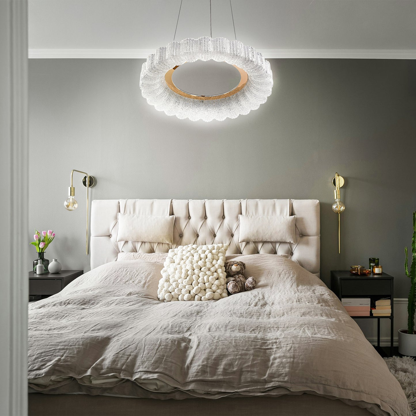 Lampa Led Ms018-cp Rose Gold 40cm  2