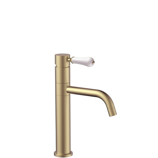 Baterie pentru baie Rea Serra Brush Gold low  1