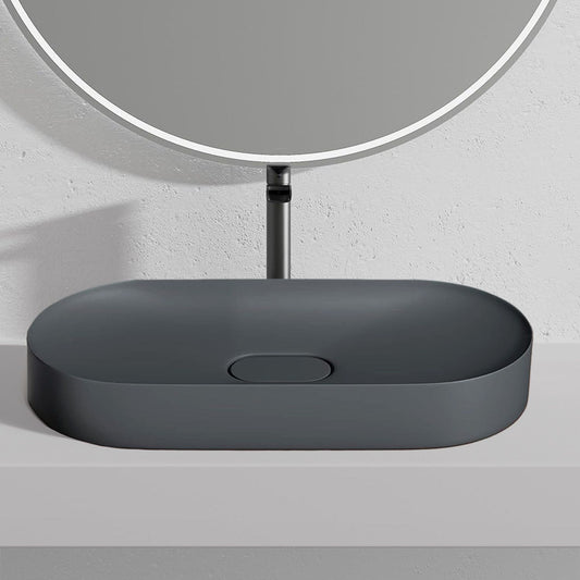 Lavoar pentru blat IRIS 71 CM GREY MATT 1