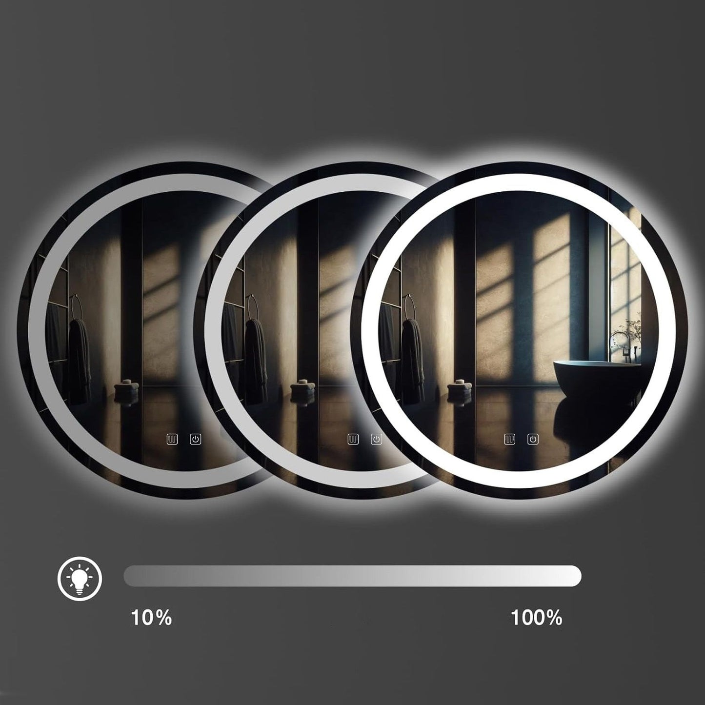 Oglindă Led 60cm Bas  6