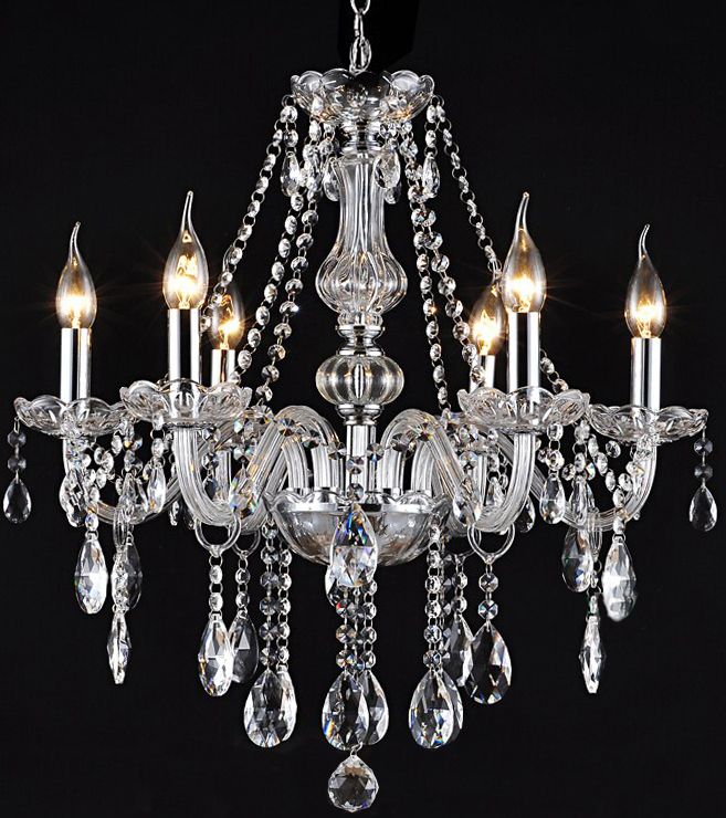Candelabru cu lampă de cristal 392183  7