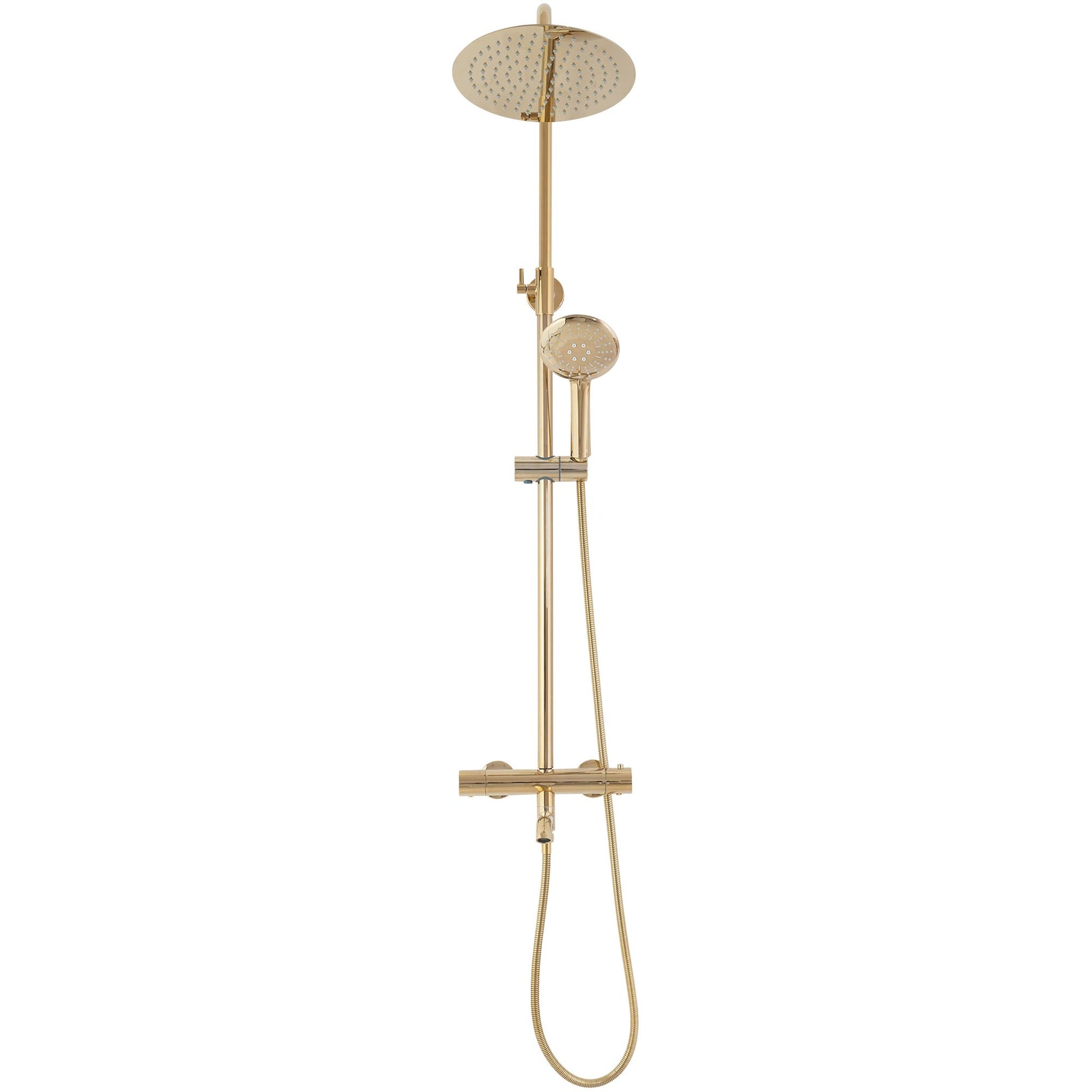 Set de dus cu termostat Lungo Gold Auriu 3