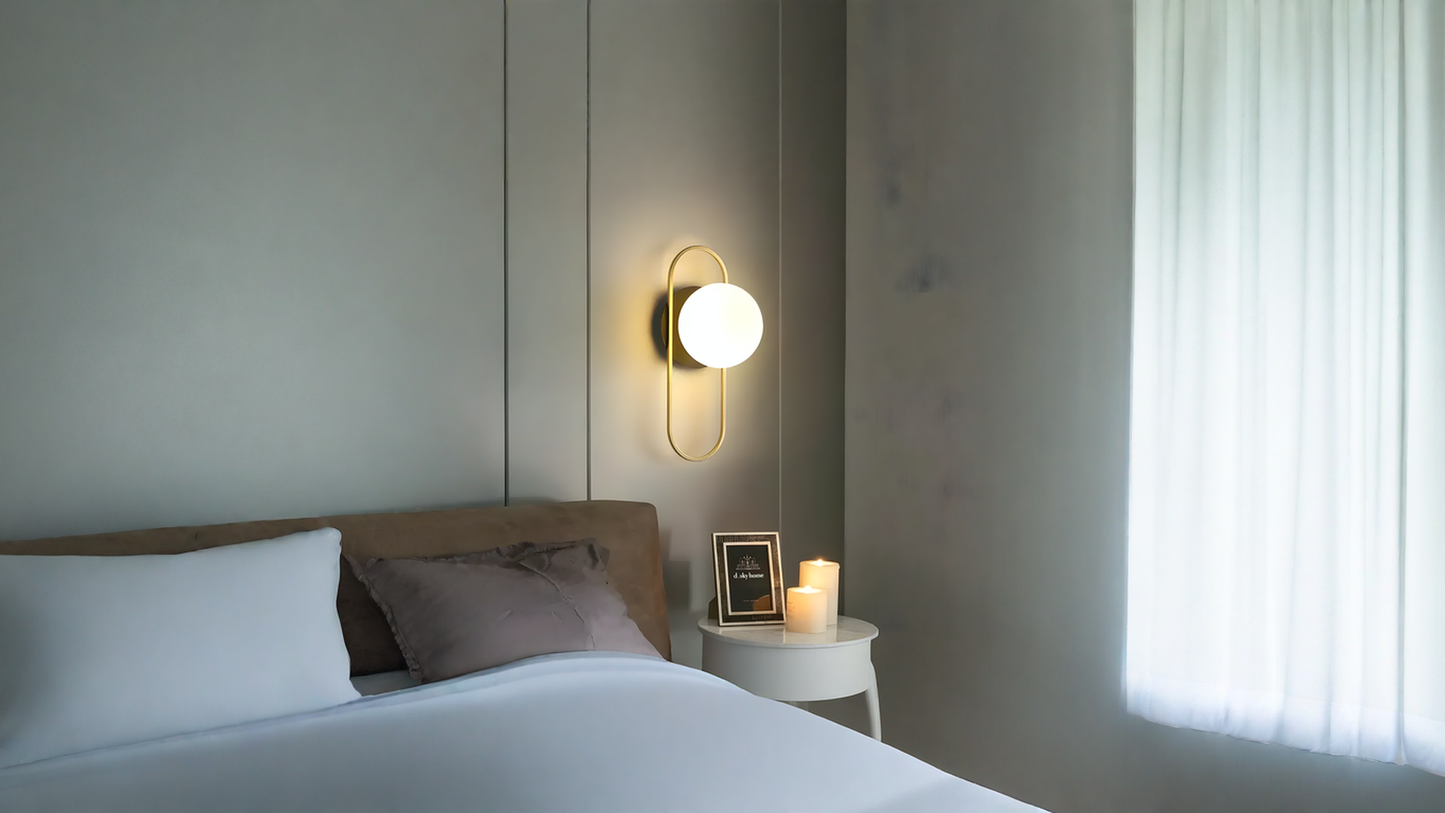 Lampa De Perete APP1756-1W Brush Gold White  5