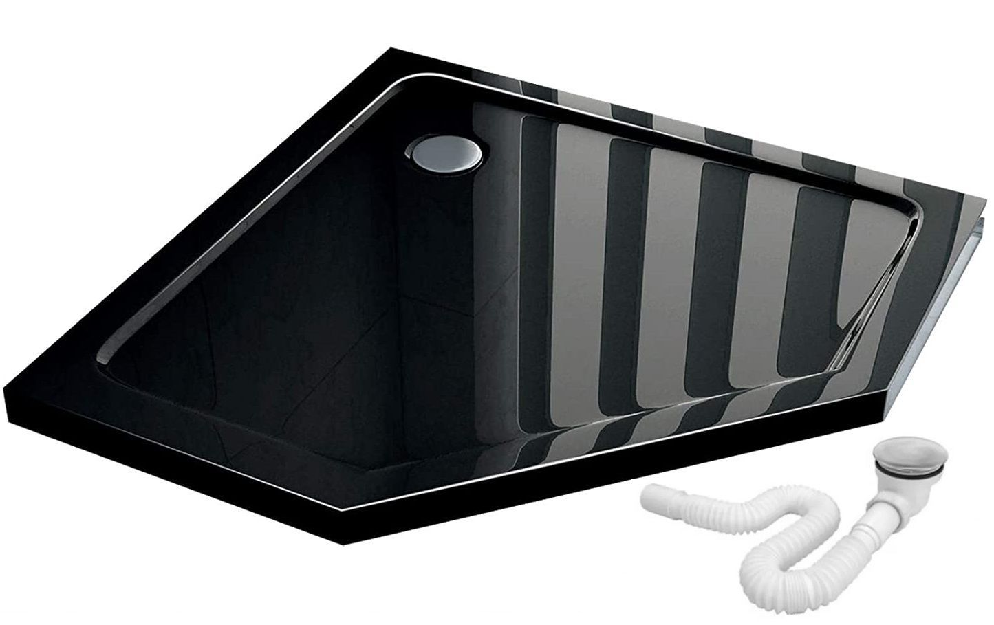 Cabina de dus AXIN Chrom  90x90 cu cadita Diamond negru 6